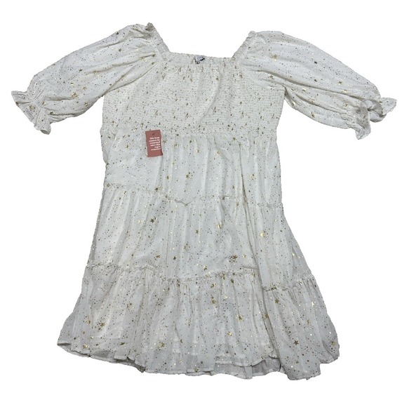 Ivy City Co Women's Midsummer Nights Dress  Stars Size 5X White - Picture 10 of 16